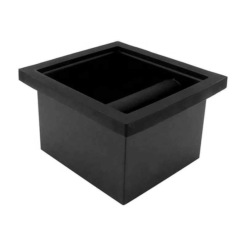 New Style Stainless Steel Espresso Embedded Knock Box Removable Knock Bar Coffee Residue Trash Can Coffee Knock Box