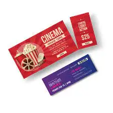 manufacturer wholesale price customized printed design cheap golden ticket flights