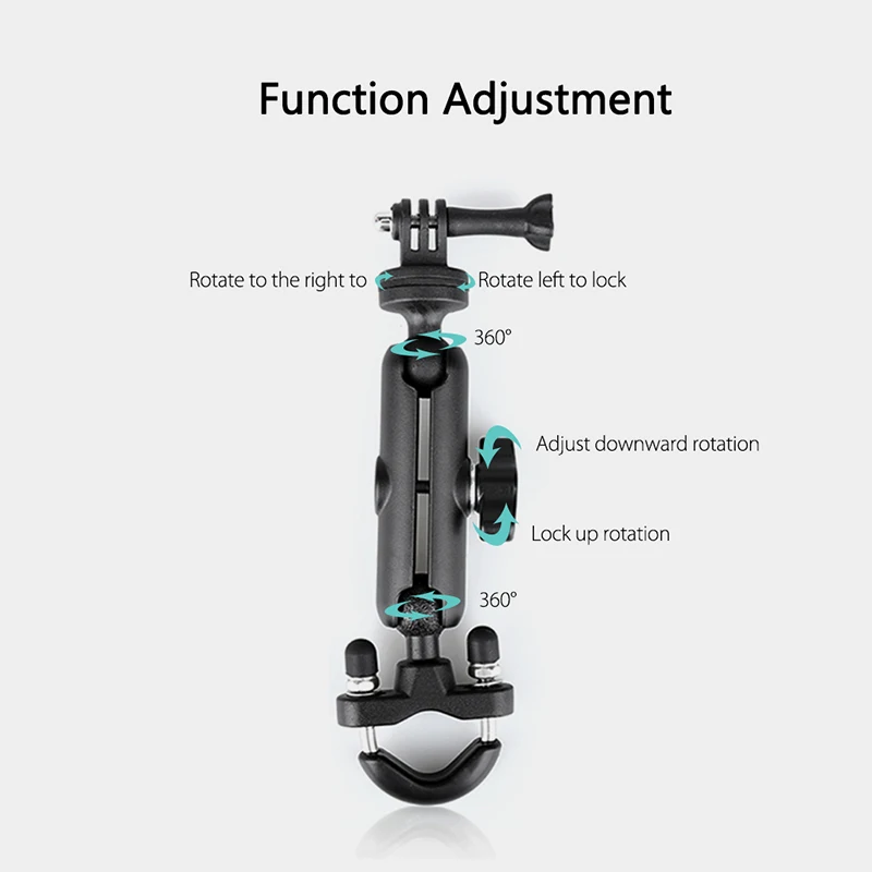 JUNNX Universal Cycling Sports Skeleton Frame Bicycle Bike Motorcycle Mount Holder Clamp Go Pro Bracket for Gopro Hero 10 9 8 7