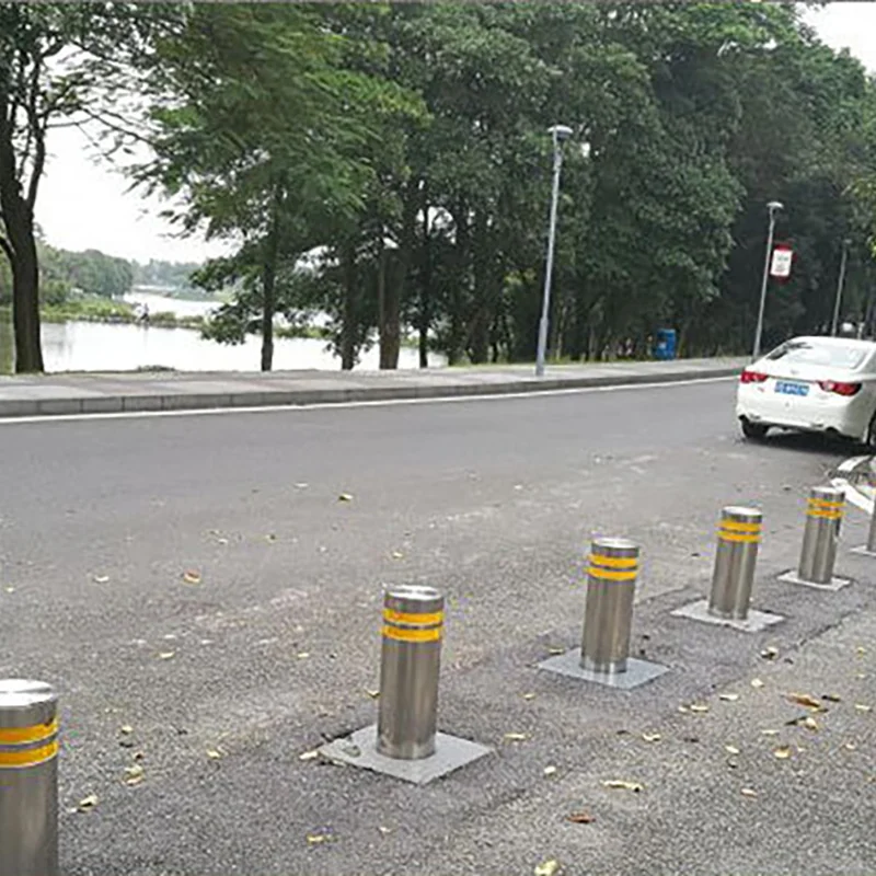 Автоматический подъемный дорожный столбик диаметром 220 мм