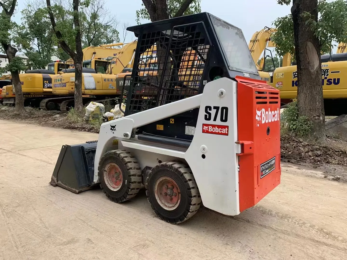 Second Hand Bob cat S70 Skid Steer Loader Wheel Loader Equipment Construction Machine
