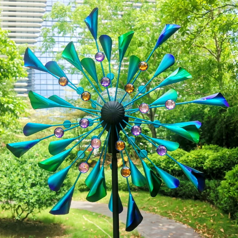 pinwheel metal Garden Windmill