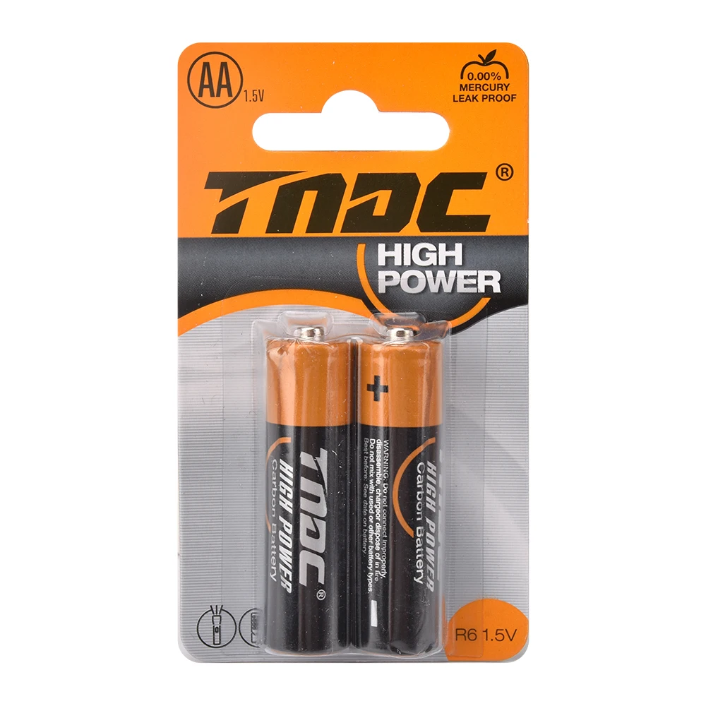 Cheap Price AA R06 UM-3 Size 1.5V 1.3 Wh Heavy Duty Carbon Zinc Battery