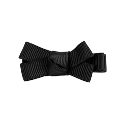 E-Magic hot sale baby girls hair bow with clip 2 inch snap soft fabric baby hair clip handmade mini ribbon bow for Infant