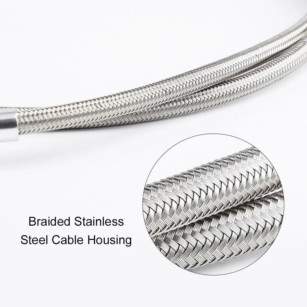 38inch Throttle Gas Cable Kit Stainless Steel Braided