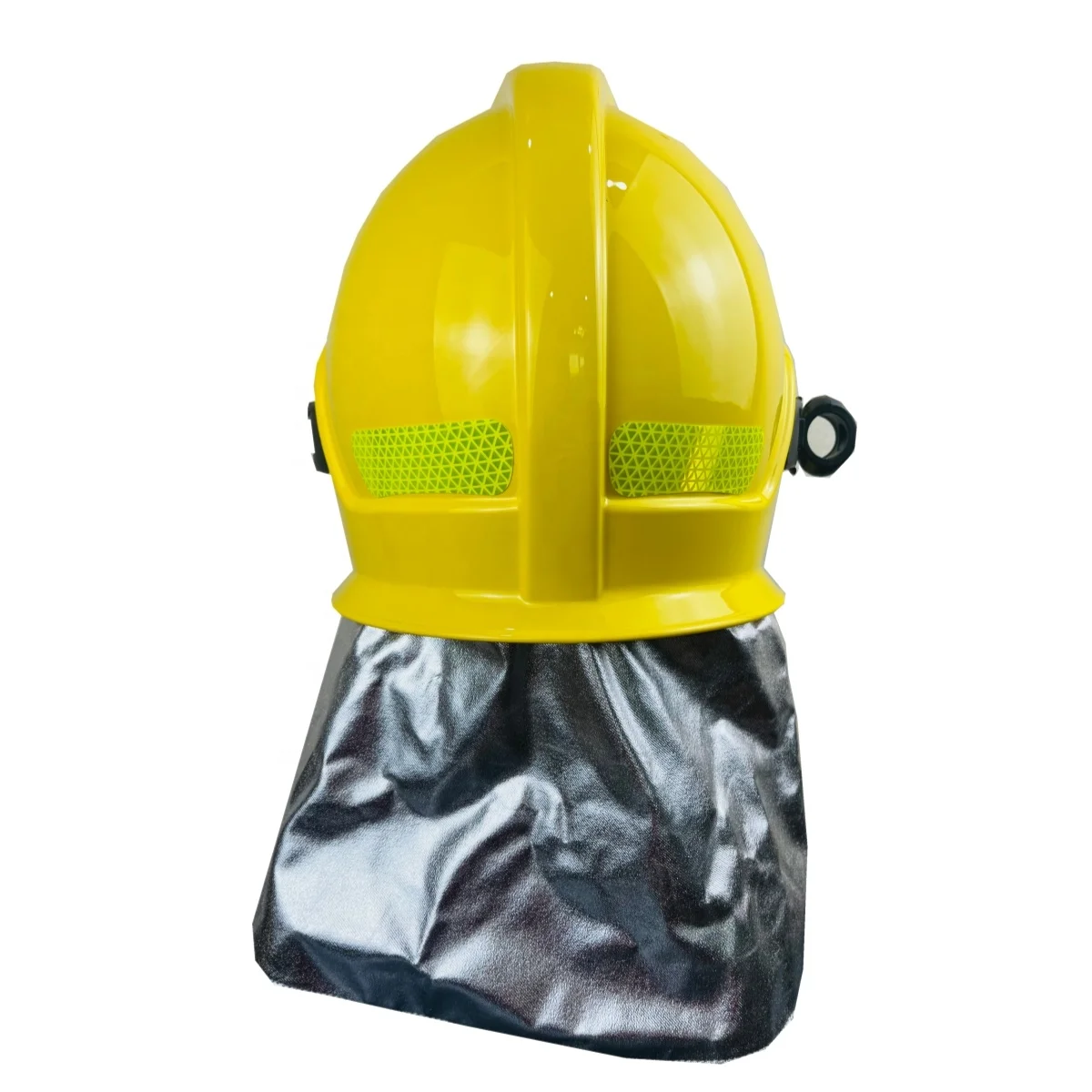 Double Safe Two Visors Flame Retardant Safety Firefighter Fireproof Fireman Hat Rescue Security Adjustable Helmet