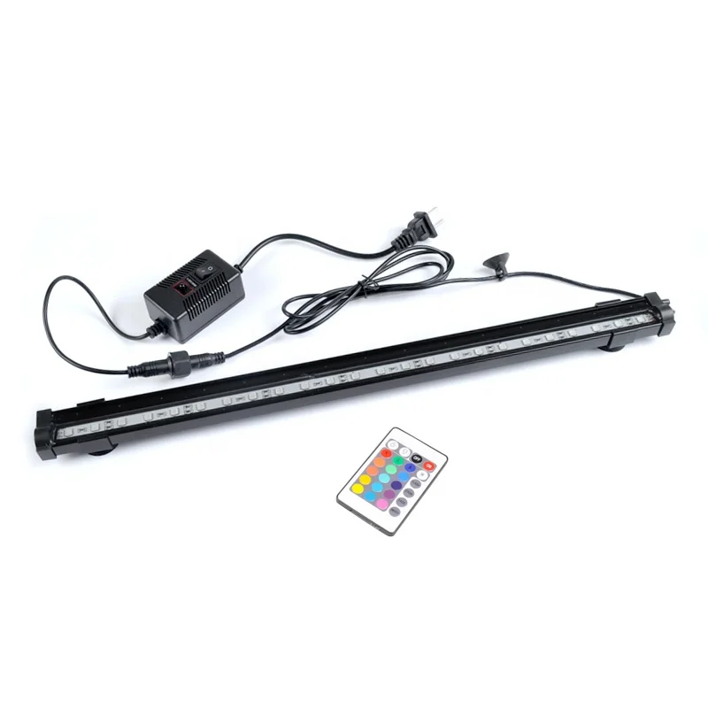 aquarium remote control LED fish tank bubble light oxygen