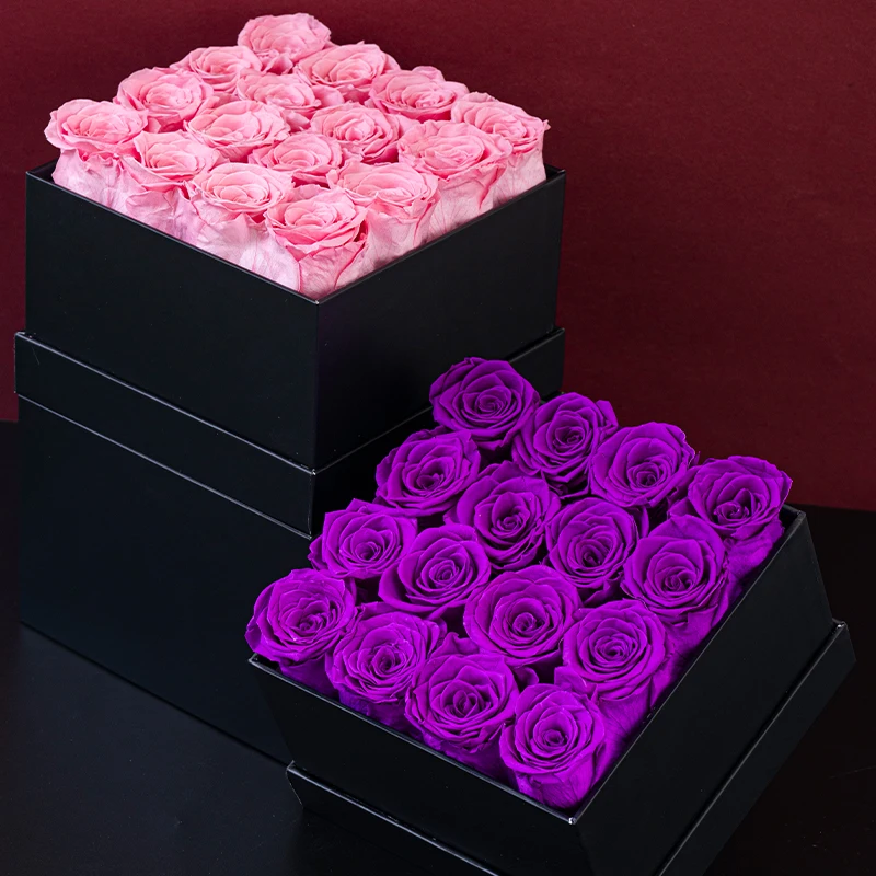 Wholesale 2024 Forever Eternal Rose for Valentines Day Home Decoration Premium Quality Preserved Flower