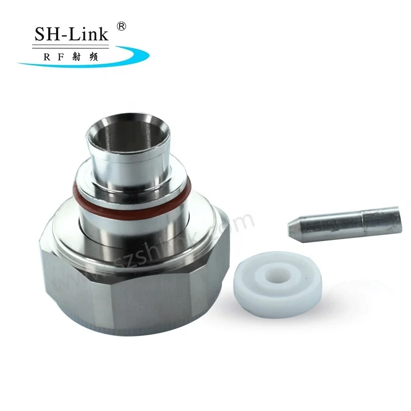 DIN 7/16 straight connector male for RF coaxial cable