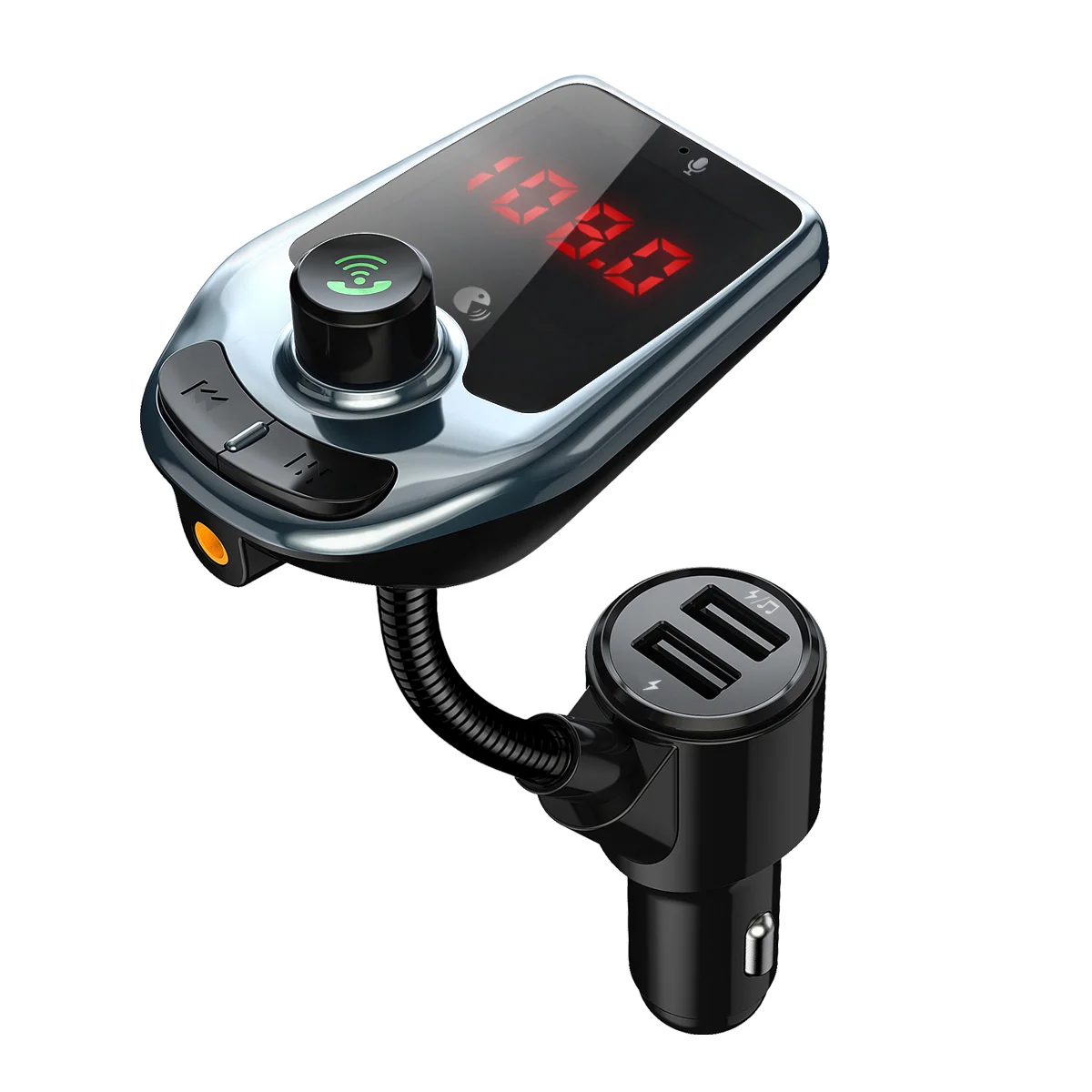 Amazon Wireless Car Mp3 Player Portable FM Transmitter Dual USB 3.1A Car Charger