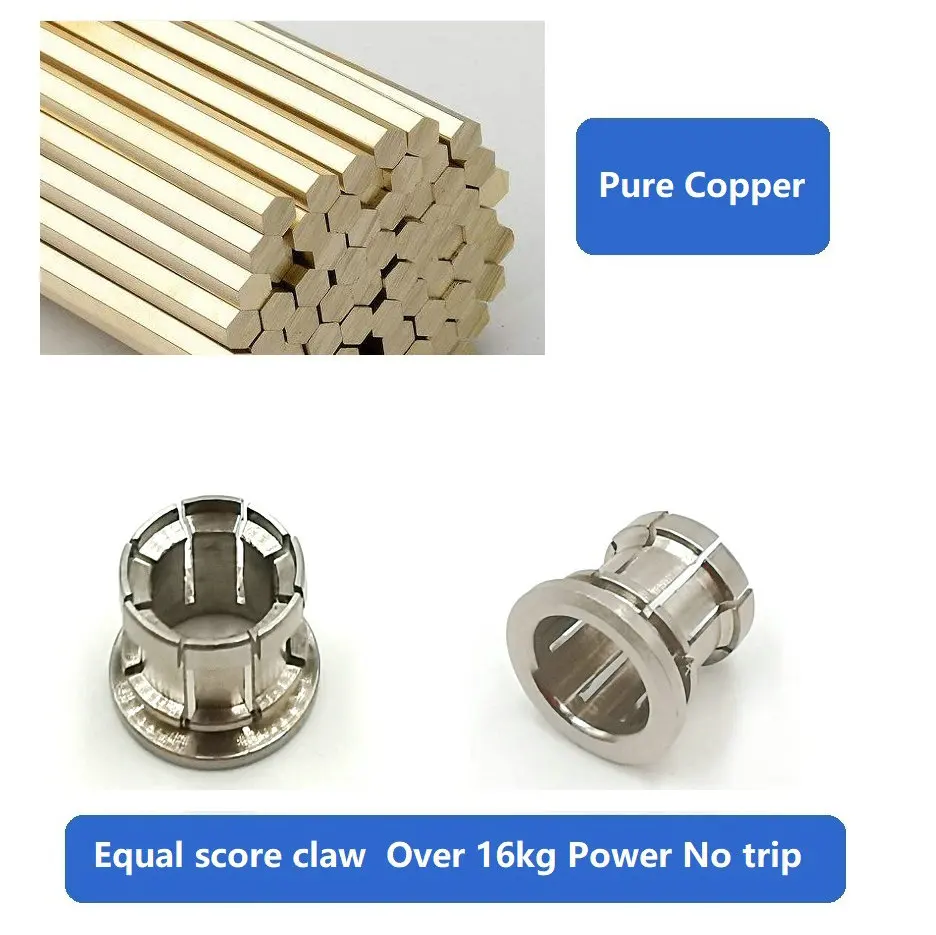 NCZ copper nickel plated quick plug connector YPF-S PM Wear plate full copper Quick joint hose Nylon tube Pneumatic fittings