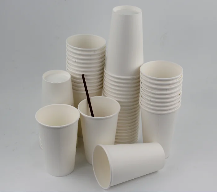 China Factory Wholesale Popular Style 13oz Single Wall White Paper Cup