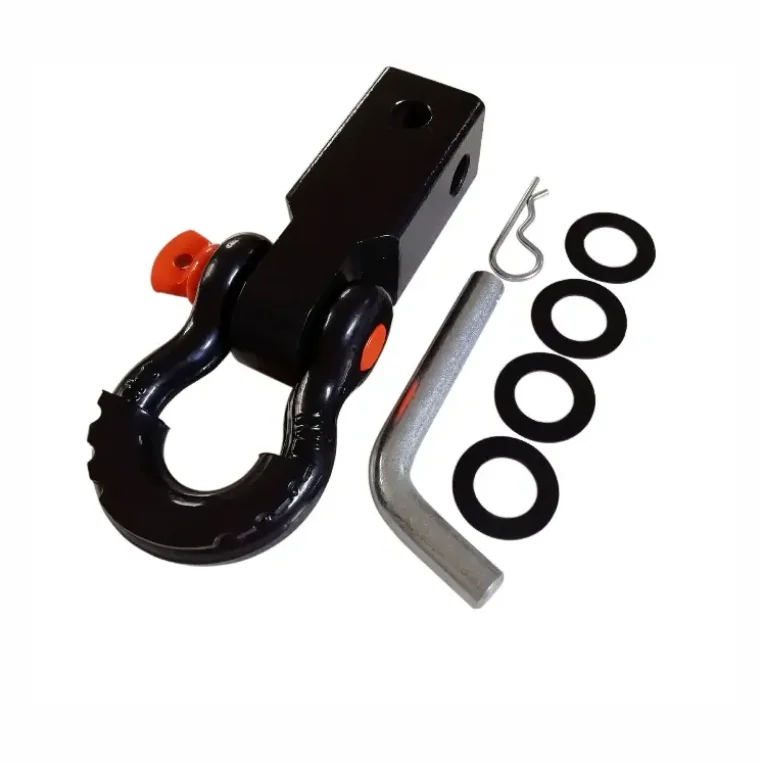 Factory Custom Trailer Ring 30,000 lbs Heavy Duty Synthetic Winch Tow Rope with Tow Hook 3/4 D Ring