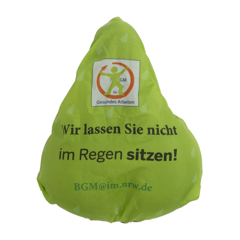 green color Eco custom PVC Fabric waterproof bicycle saddle  black E-bike saddle cover