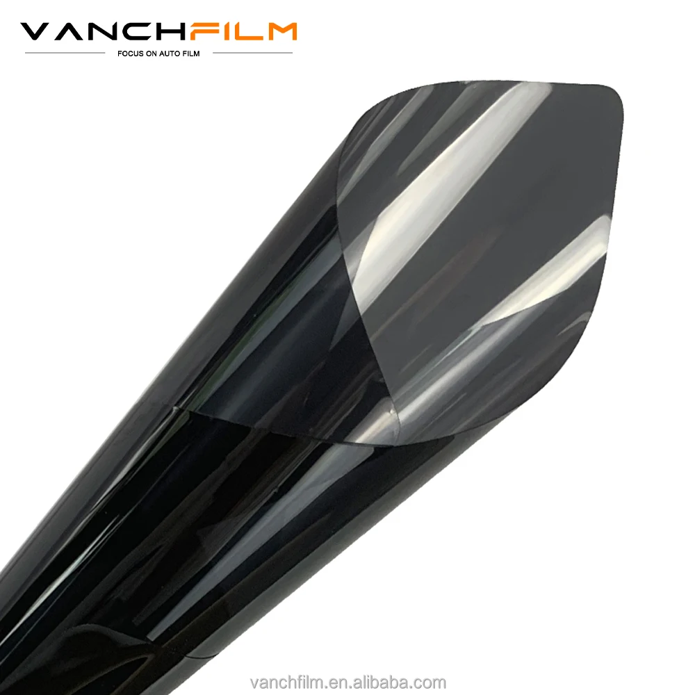 VANCHFILM Automotive Sun Control Film Reflects and Absorbs Solar Heat 2 ply Reflective Silver Film Solar Insulation Window Film