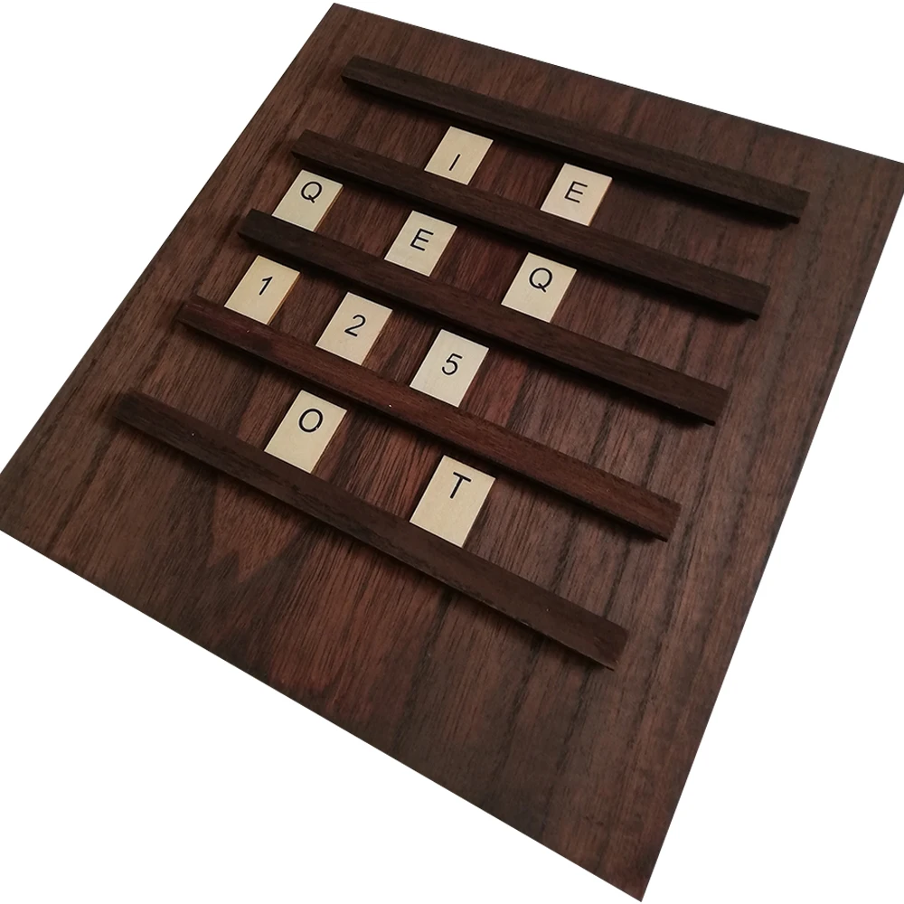 Wholesale custom home decor message board wooden letter box wooden letters board alphabet