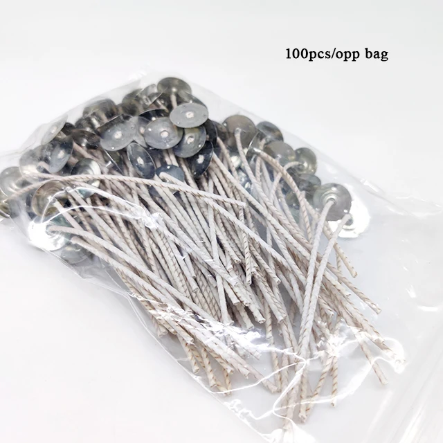 40 strands length 6-8-9-10cm Various length and threads cotton paper interwoven wick candle wick  for candle making