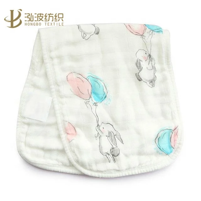 Best Baby Bib Soft Baby Burp Cloth Muslin Bamboo Cotton