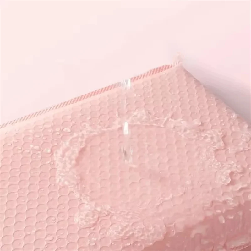 35*45+5cm Bubble Mailer Printed Poly  nude pink  Wrap Padded Mailing Bag Metallic Bubble Envelope
