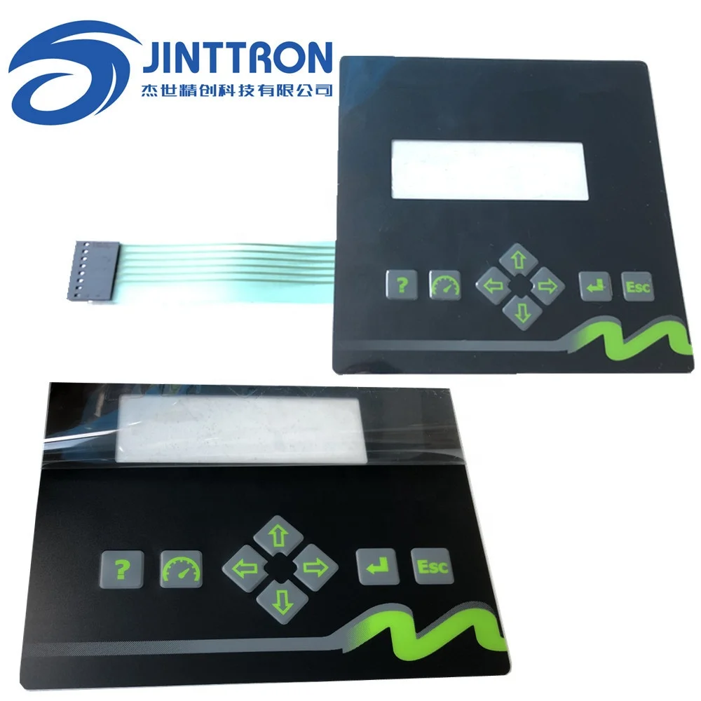 
High Performance PET/ PC Membrane Keypad Switch With Embossing or Flat Buttons, beautiful texts and symbol printings 