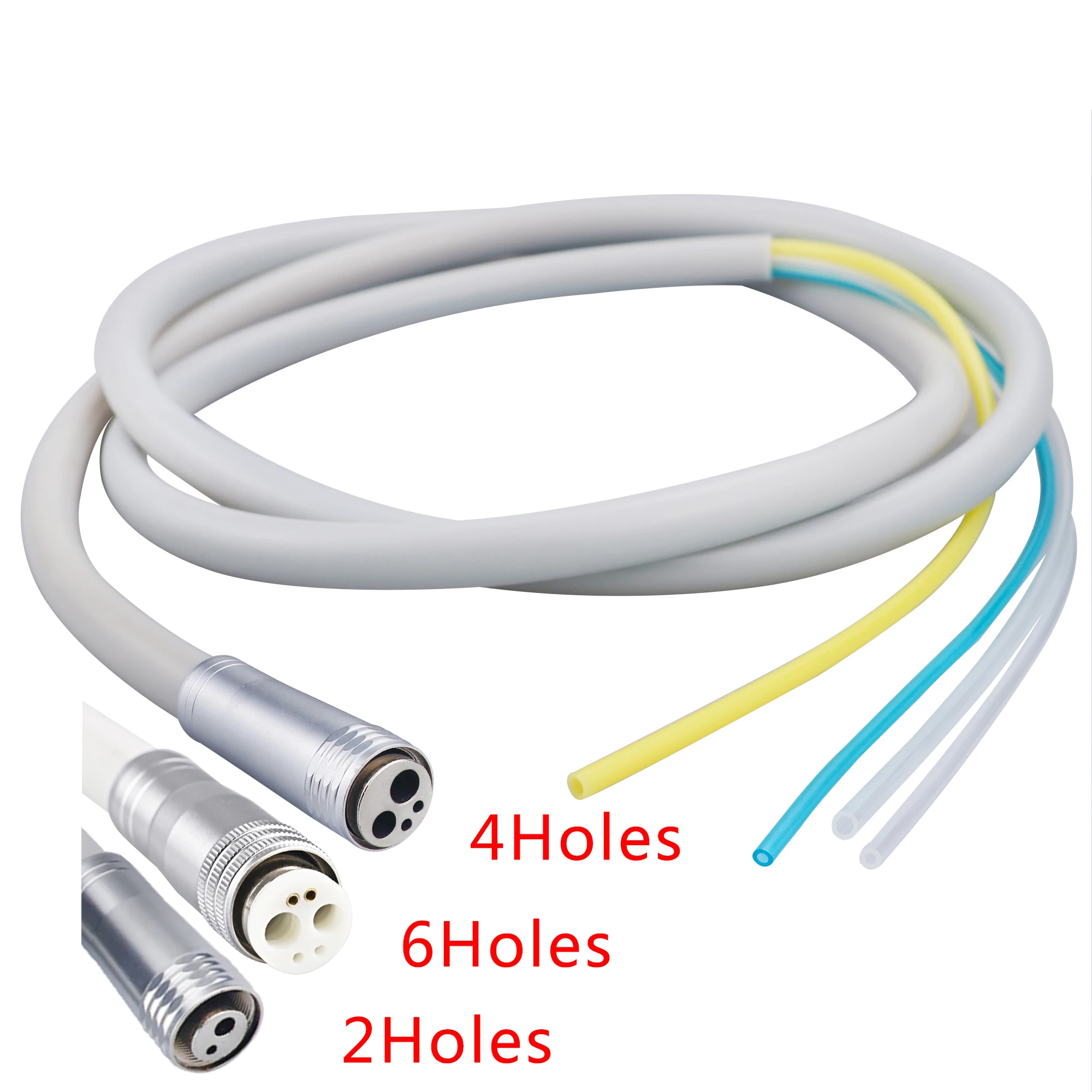 Кабель с отверстиями наконечник Стоматологические Инструменты 6 отверстий силиконовая трубка для соединителя шланга