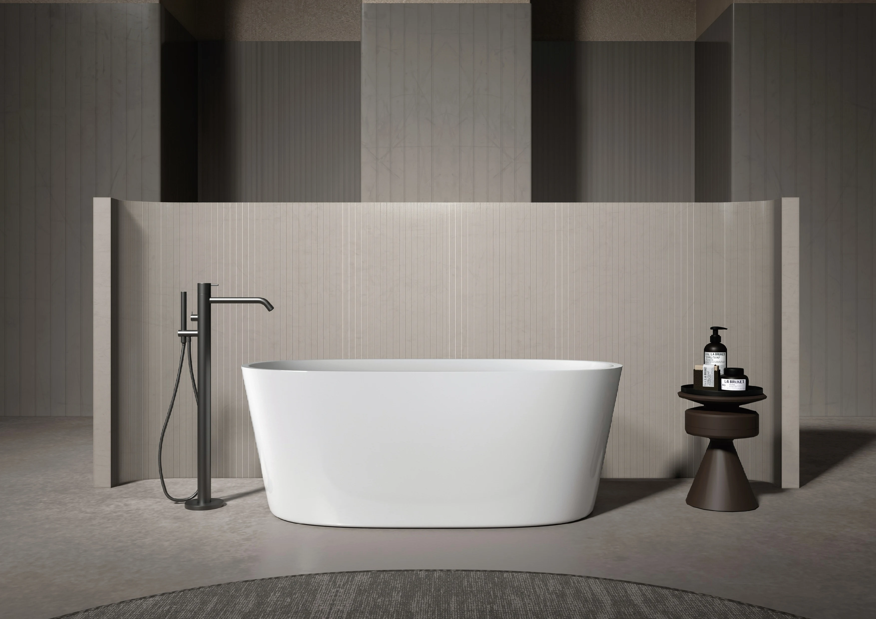 High Quality One Person Walk In Bathtub White Color Durable Acrylic Soaking Free Standing Bath Tub