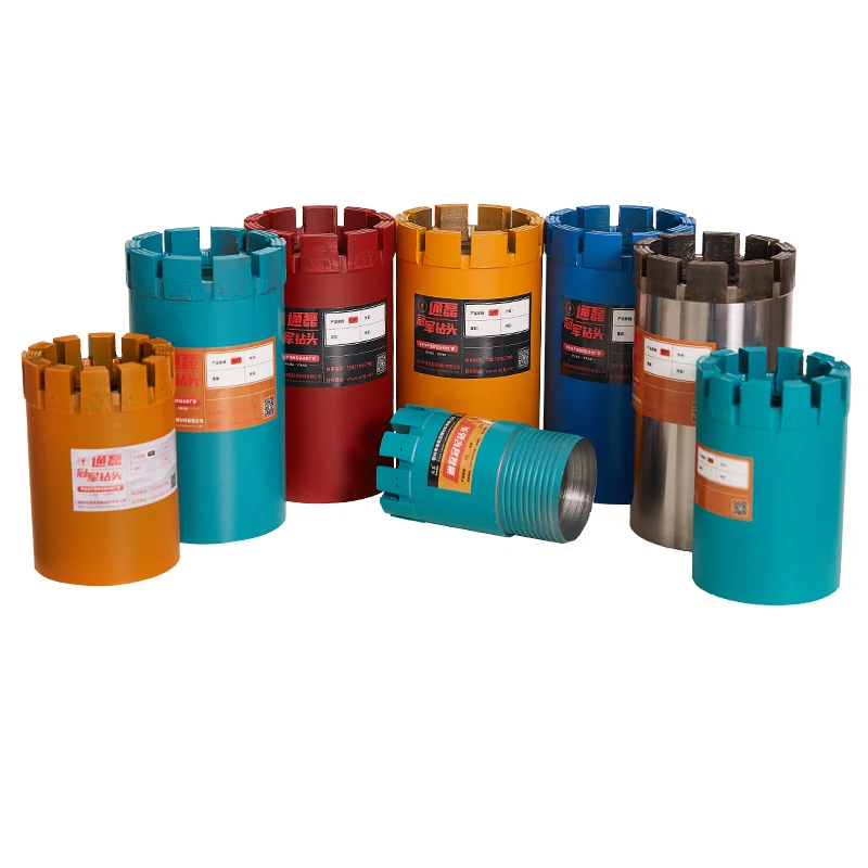 AQ BQ NQ HQ PQ impregnated Diamond Core Drill Bit For Hard Rock Mining Geological Exploration