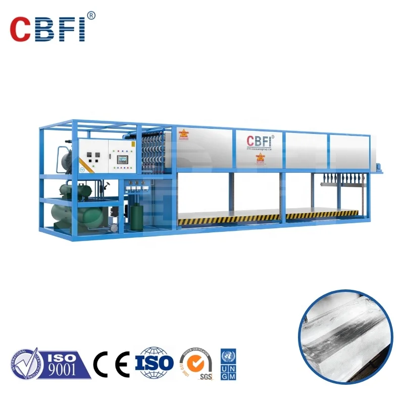 Commercial Automatic 1 to 30 Tons CE Industrial Big Ice Block Machine for Sale