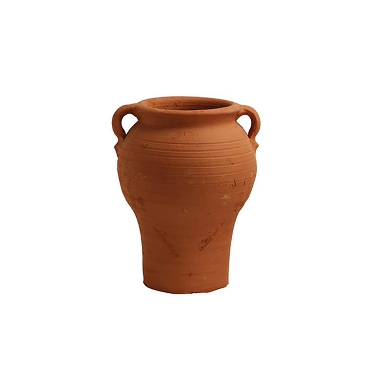 Wholesale large garden round planter plant flower clay terracotta pots