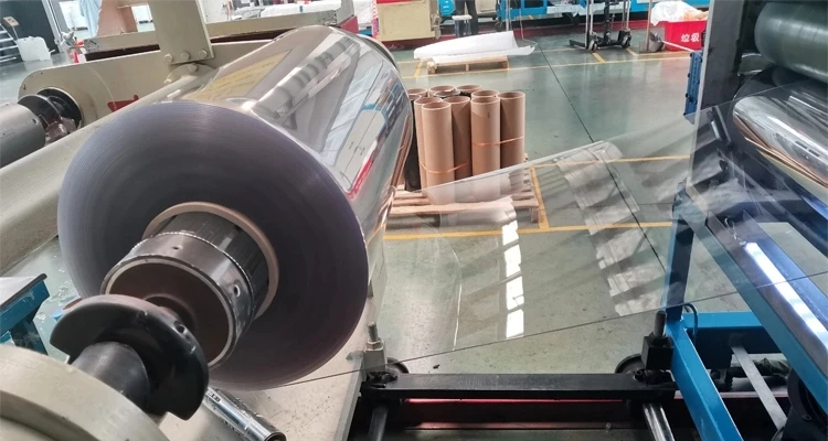 China Supplier Good Price Pet Transparent clear Rigid Pet Clear Acrylic Rolls film for plastic Egg Box