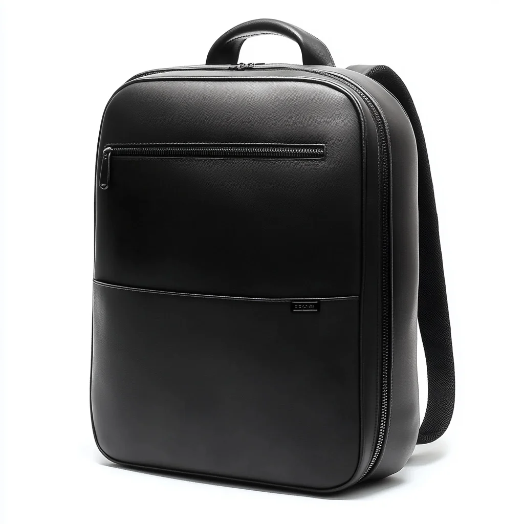 Custom professional lebs video laptop dslr compartment Premium PU leather vegan camera backpack bags for photography