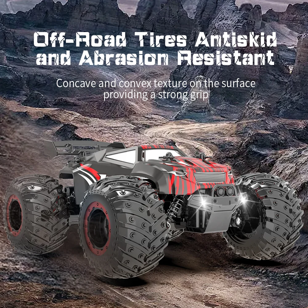 JJRC Q105 Hot sells remote control off-road dual drive high speed form competitive Bigfoot non-slip toy RC car