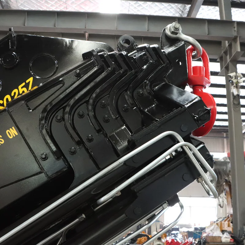 Factory Price Bob-Lift Knuckle Boom Truck Mounted Crane Hydraulic Articulated Crane 25 Tons for Manufacturing