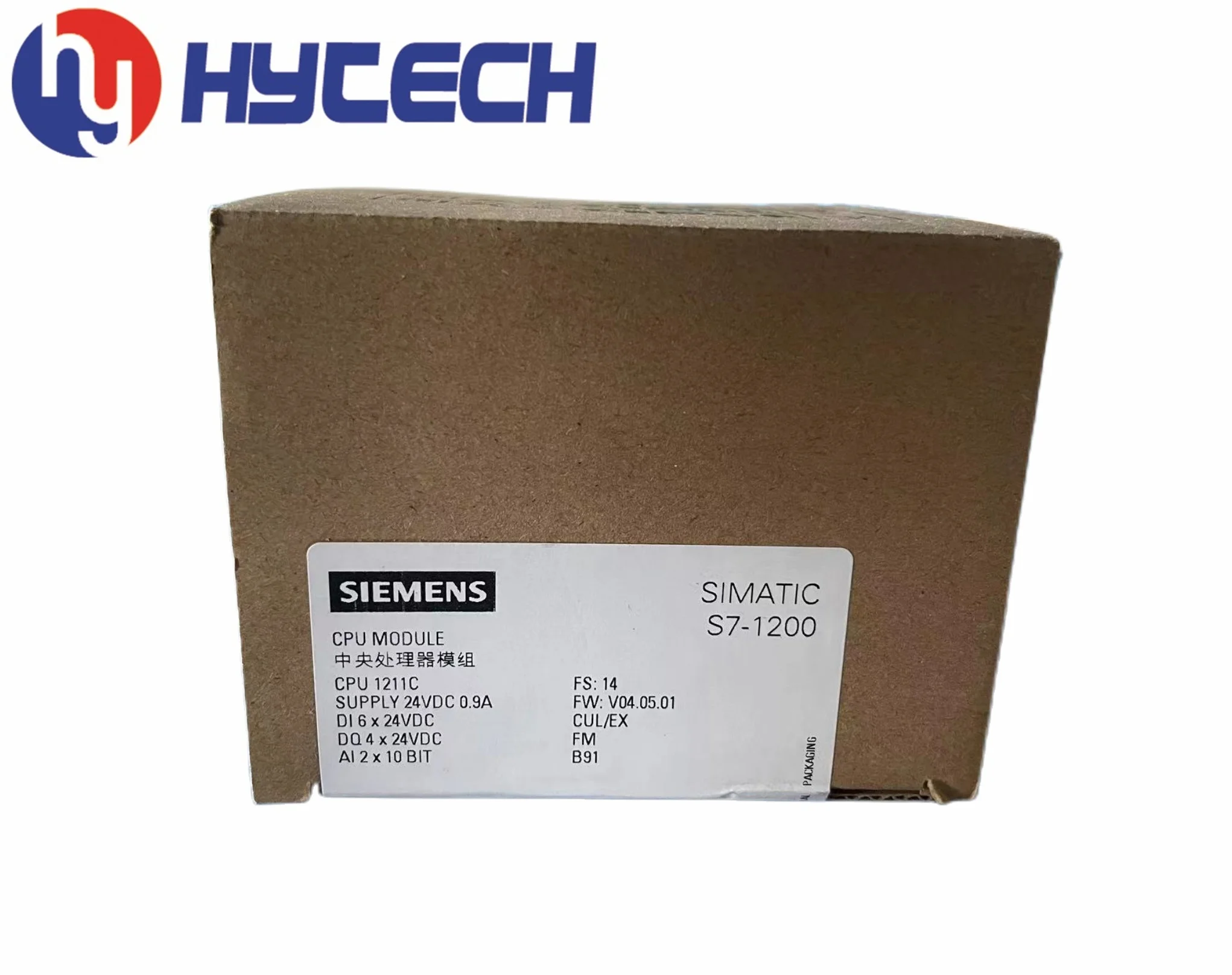 PLC Controller SIEMENS S7 1200 Compact CPU SIMATIC S7-1200 CPU DC/DC/relay 6ES7211-1HE40-0XB0