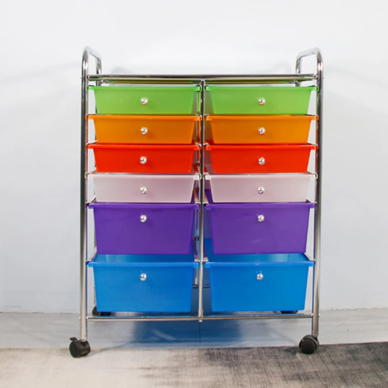 GMJ  Portable Tiers Storage Cabinet For Bathroom Kitchen Household Storage Rolling Drawer Storage Cabinet