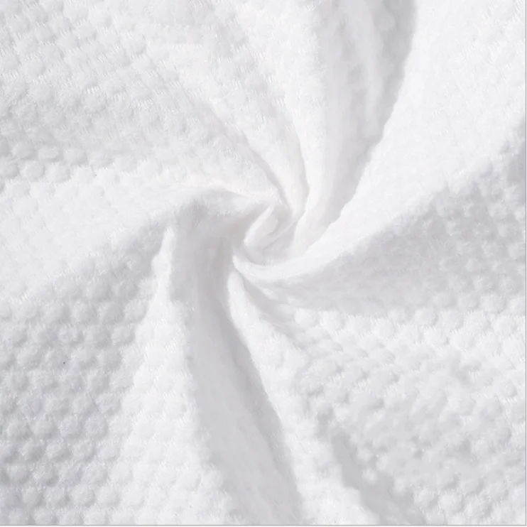 Factory custom 40gsm 50% viscose 50% polyester dry wet wipes usage spunlace non woven fabric roll/wet napkins materials