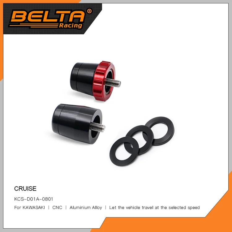 BELTA Motorcycle Cruise Control CNC Aluminium Alloy Bar End Weight For Kawasaki KCS-D01A-0801