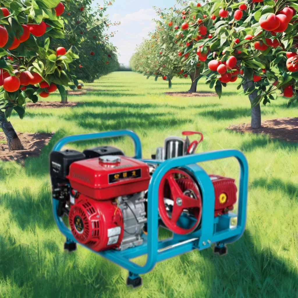 High Quality Compact Structure Pesticide Applicating Machine 6.5HP Four-Stroke Gasoline Engine Garden Farm 15-20 Meter High