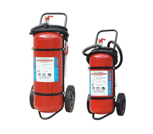 wheeled  dry powder fire extinguisher manufacturer  valve empty dry powder cylinder manufacturer in china car for sale