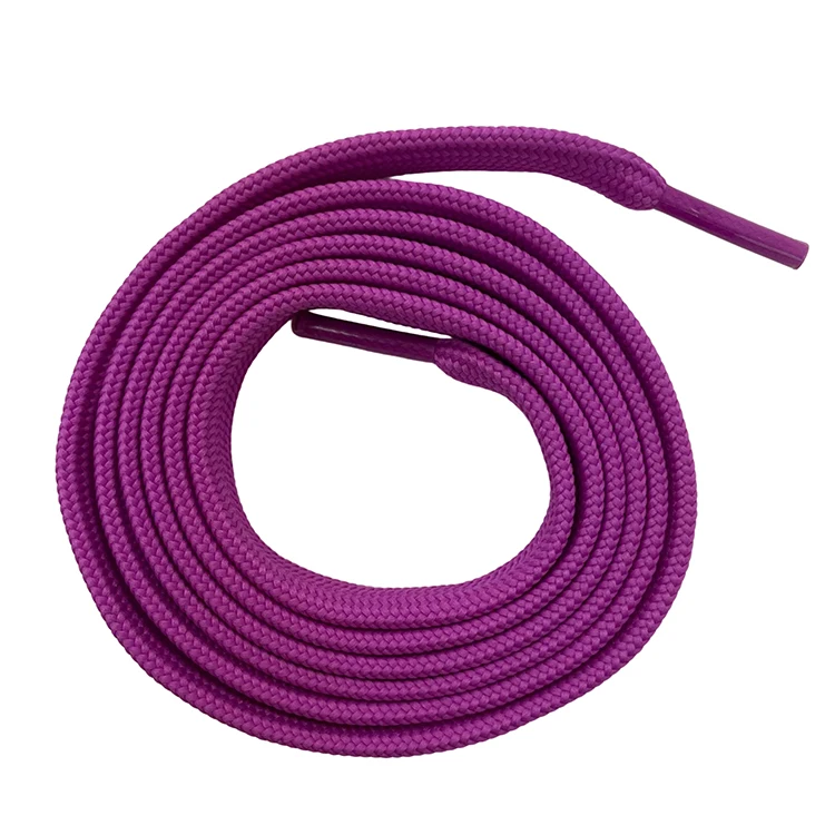 Custom Metal Tips Cream Color Flat Shoe Laces For Casual Shoes