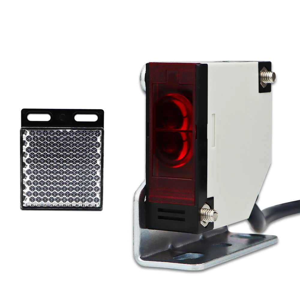 E3JK-R4M1  Reflection type photoelectric switch with reflector sensor, AC/DC general sensor,Induction distance of 4 meters