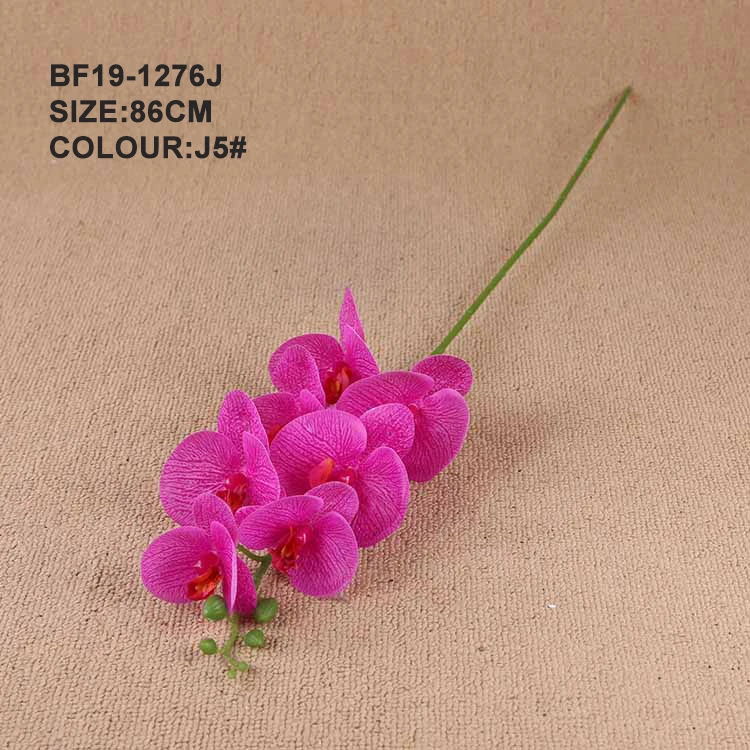 New Hot Sales White Orchids Artificial Phalaenopsis Flower For Wedding Decoration Flower