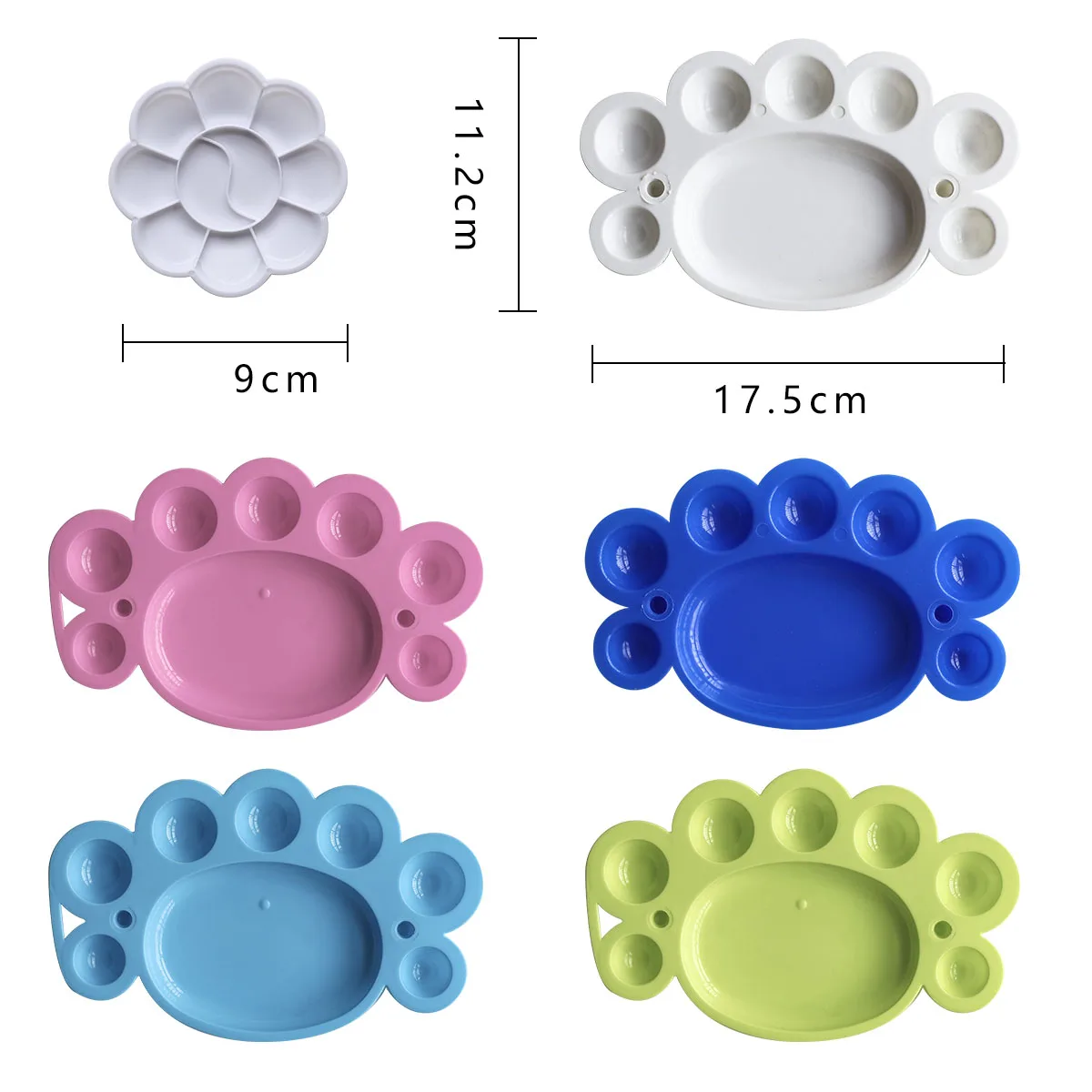 Professional Mini Acrylic Paint Set 6/12 Colors 2/3/5ml Acrylic Paint with Brush