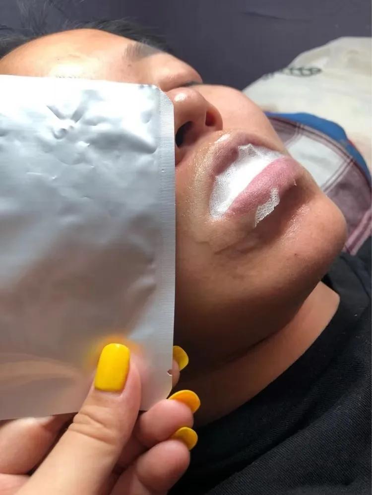 Painless Lip Mask Before Care Pad  Strong Tattoo Cream Care Permanent Makeup Lips Microblading Lips Tattoos
