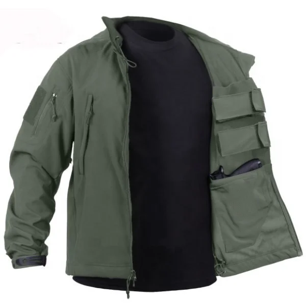 Скрытая переноска мягкая куртка Военная Спецодежда тактическая теплая с