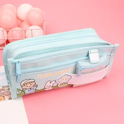 Promotional polyester student large custom pencil case school