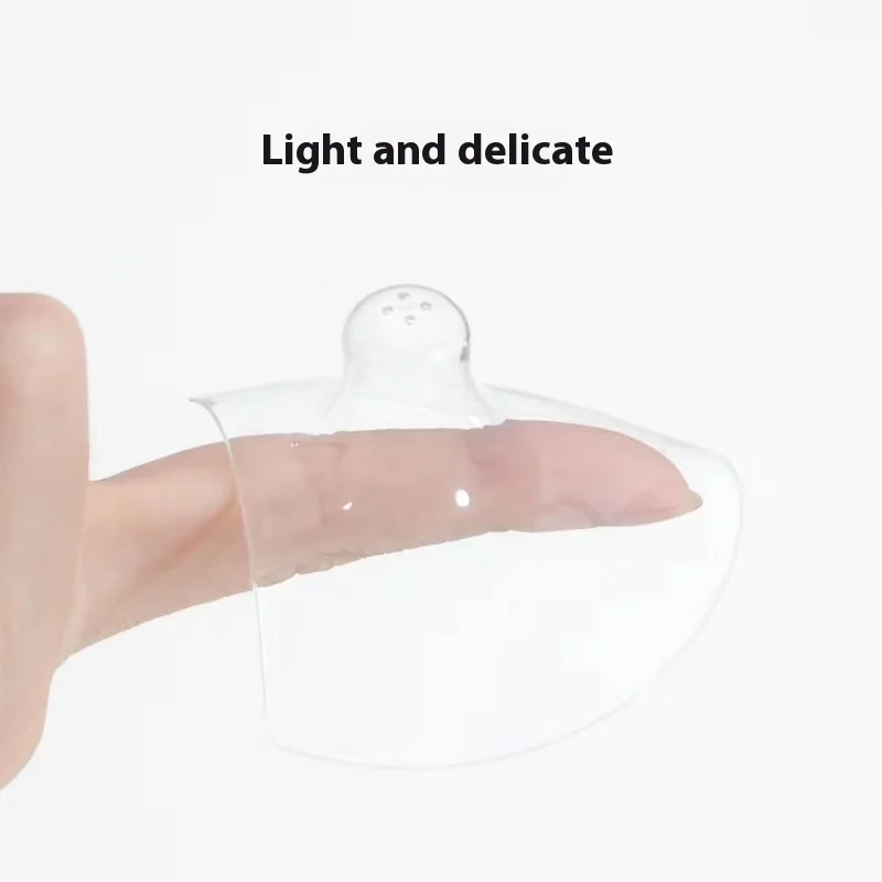 Wholesale Soft Silicone Semicircular Round Breastfeeding Silicone Nipple Protector Shields for Nursing Newborn nipple shield