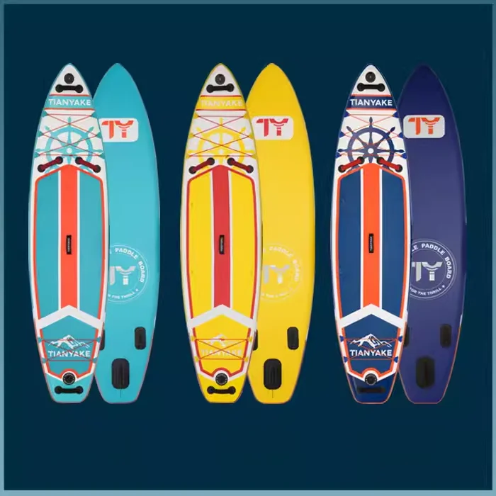 In stock fishing board Inflatable stand up paddle board rescue boards surfboard for fishing and surfing