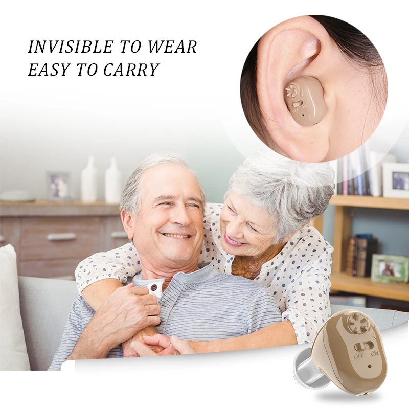 CIC Value Invisible Adjustable Ear Hearing Aid Machine for the Old People