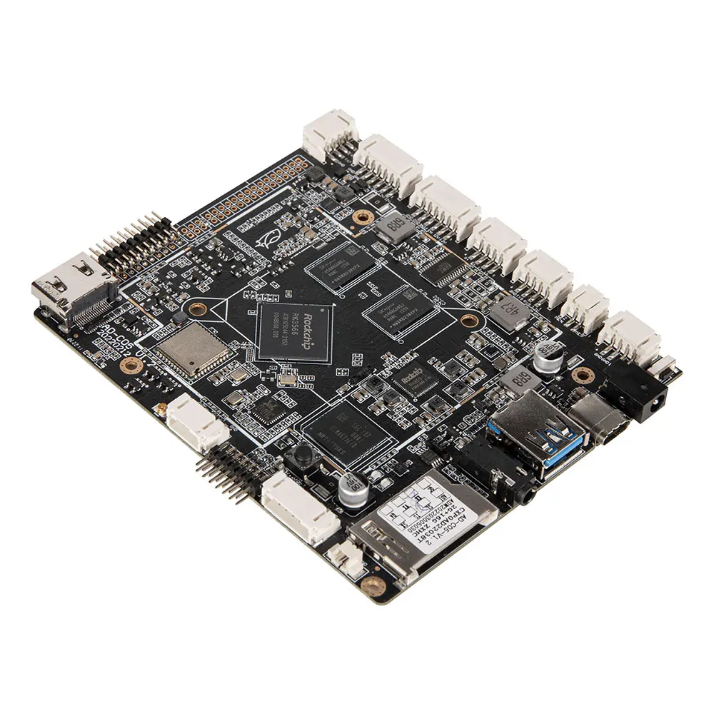 RK3566 четырехъядерный 64-битный Cortex-A55 материнская плата емкостный сенсорный WIFI BT промышленная Встроенная системная